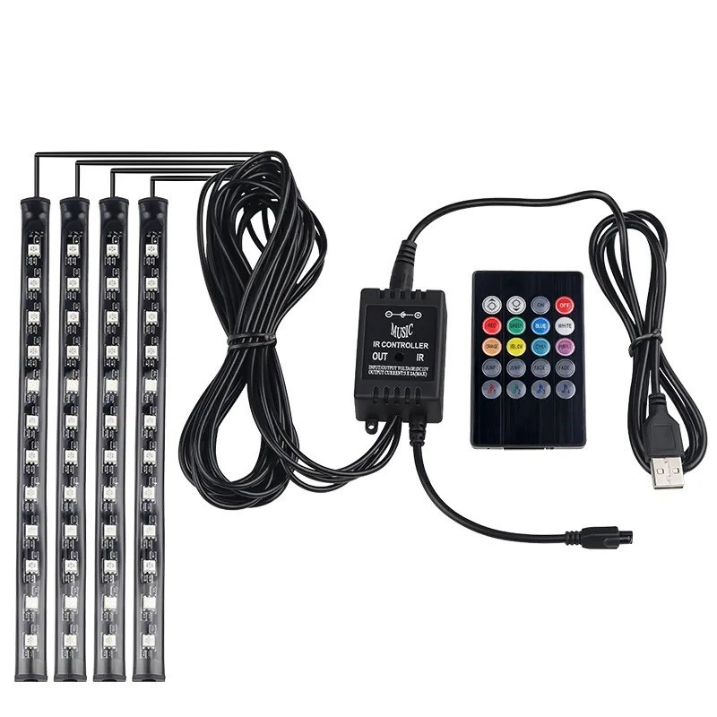 کیت نورپردازی داخل خودرو اتمسفر مدل COLORFUL7 (2)